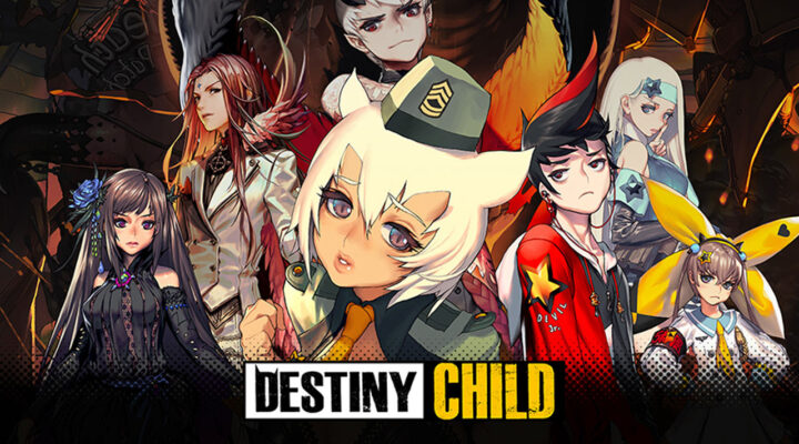 Destiny Child characters gather and look ahead for an oncoming battle.