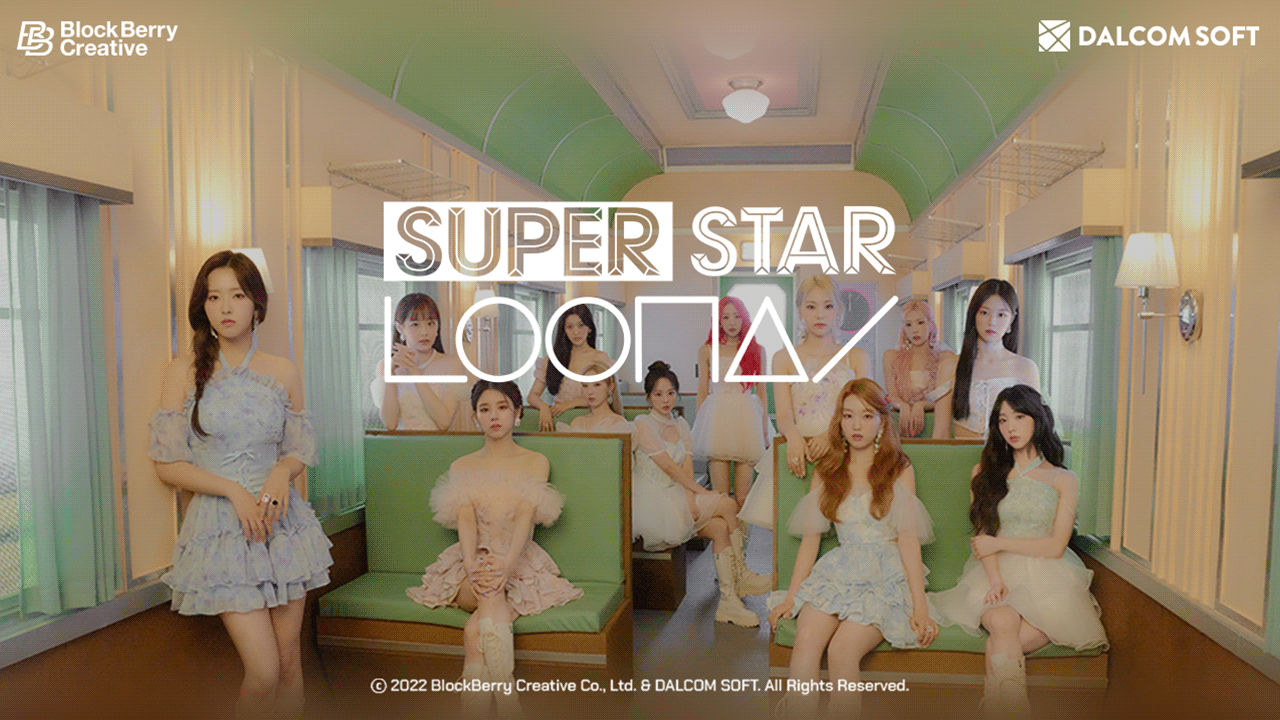 SuperStar LOONA band posing for the camera