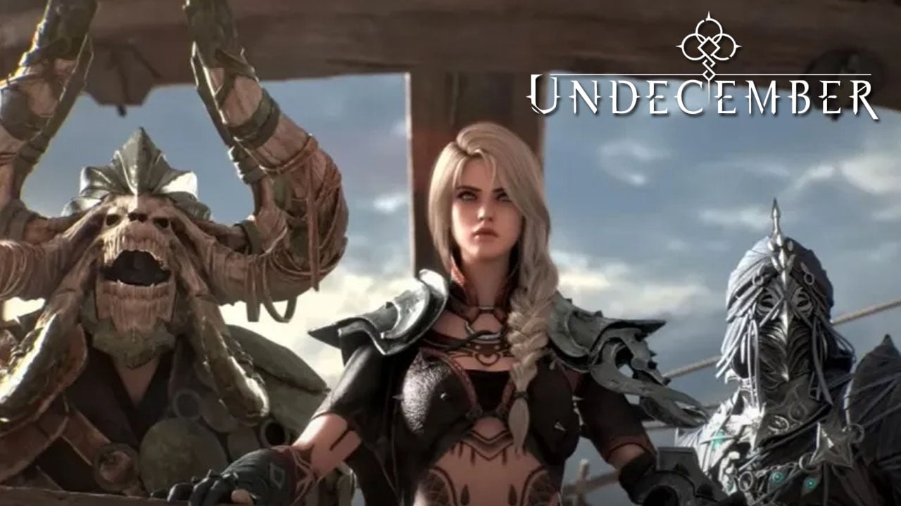 The featured image for our Undecember codes article, featuring a trio of character looking off into the distance.
