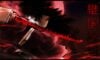 the feature image for our wisteria revamped codes guide, featuring the promotional image for the wisteria revamped roblox game, which features a black and red theme with a character inspired by the anime demon slayer holding a red and black katana