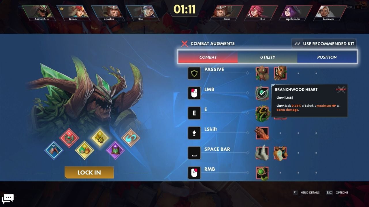 Feature image for out Fangs character list. It shows the character page for Belroth, one of the heroes.