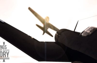 A dogfight in Wings of Glory on Roblox.