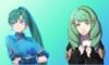 feature image for our fire emblem engage best pairings guide, the image features promo art of the characters lyn and flayn
