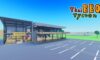 Feature image for our Thai BBQ Tycoon codes guide. It shows a BBQ place with a large parking lot.