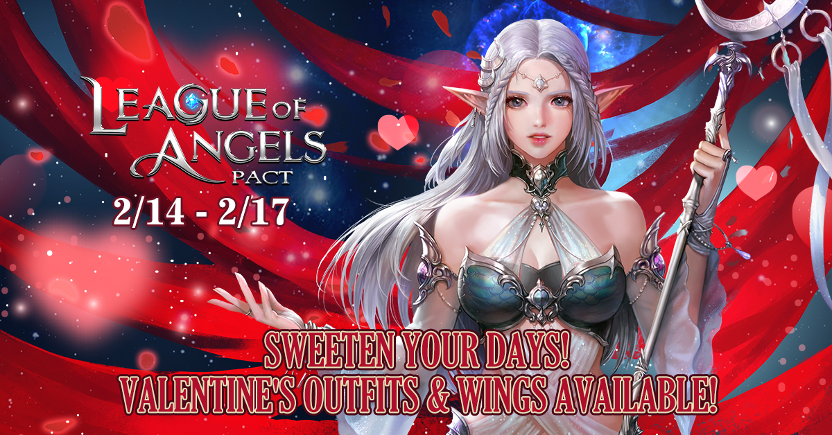 Login Bonuses, Skins, and a Jigsaw Puzzle in the League of Angels: Pact Valentine’s Day Event 