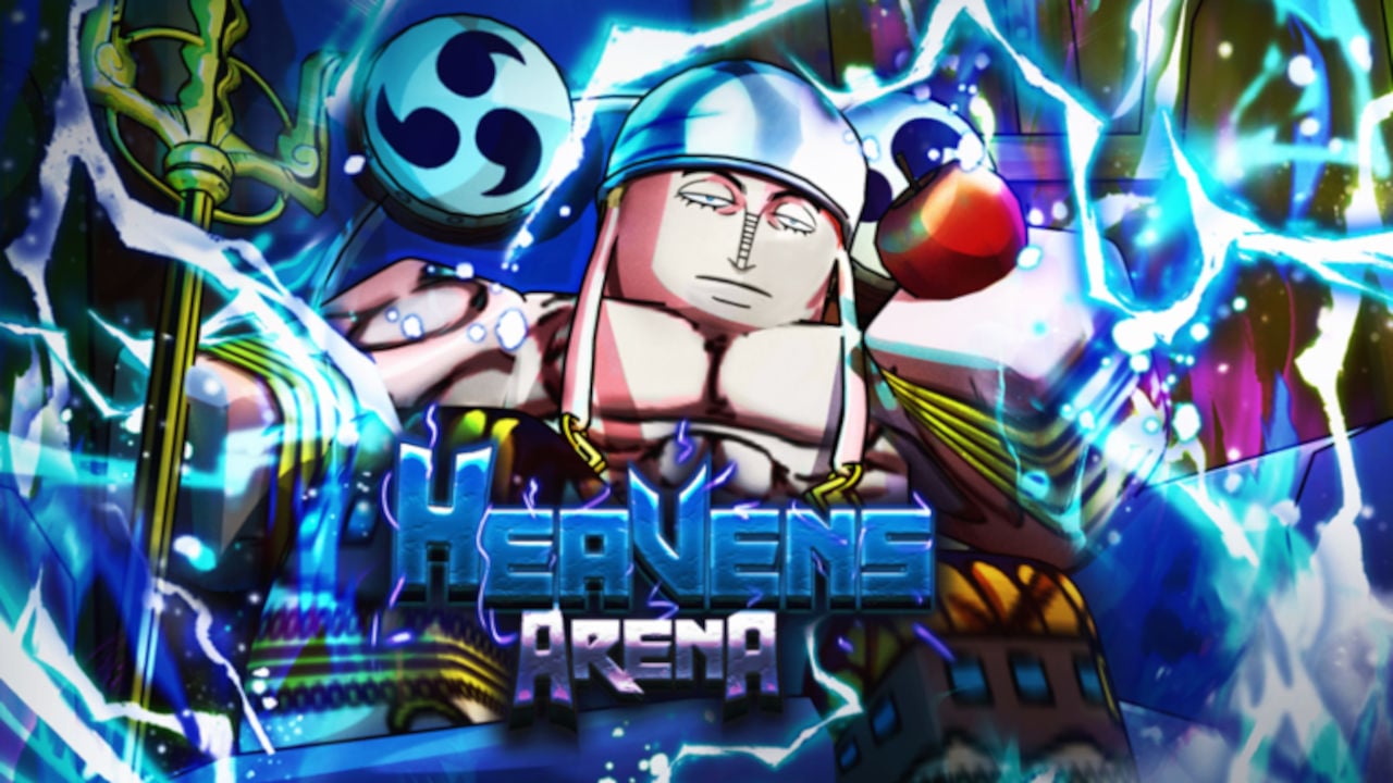 Heavens Arena characters and logo