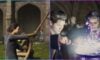 feature image for our hogwarts legacy merlin trials guide, the image features screenshots from the game's trailer such as a student holding a broom outside and two students over a brewing pot inside the school