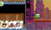 feature image for our pizza tower levels guide, the image features a playable character next to other characters as they glow, there's also a screenshot of gameplay of one of the goblins on a platform