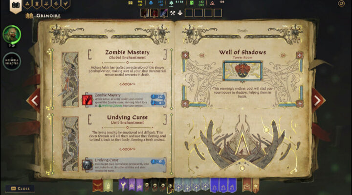 A spellbook from SpellForce: Conquest of Eo
