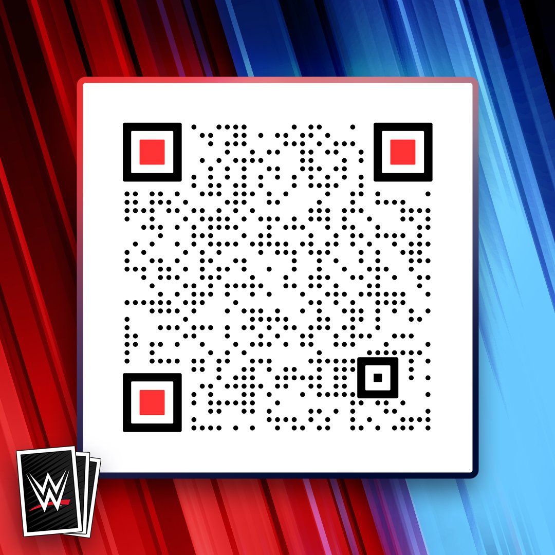 A WWE SuperCard QR Code