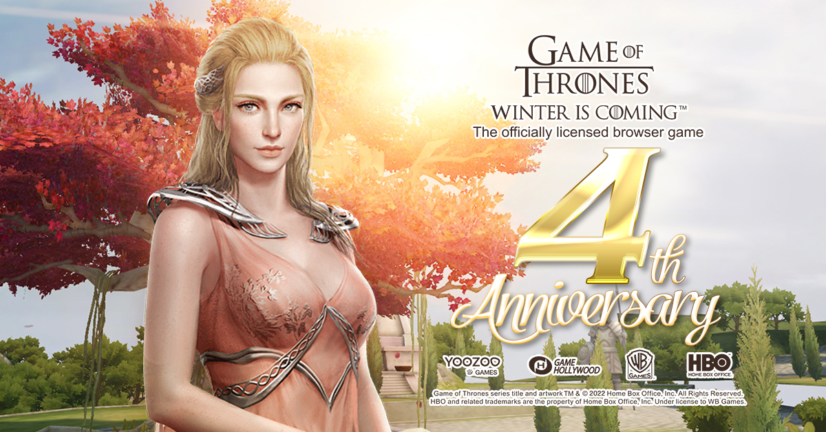 Game of Thrones: Winter is Coming Is Celebrating its 4th Anniversary with a Festival Event
