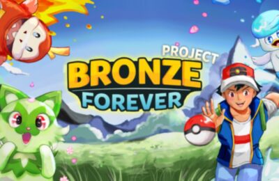 The featured image for our Brick Bronze Project Bronze codes guide, featuring a promotional image for the game. The image features a few characters from the game rushing towards the camera, with the title card taking centre stage.