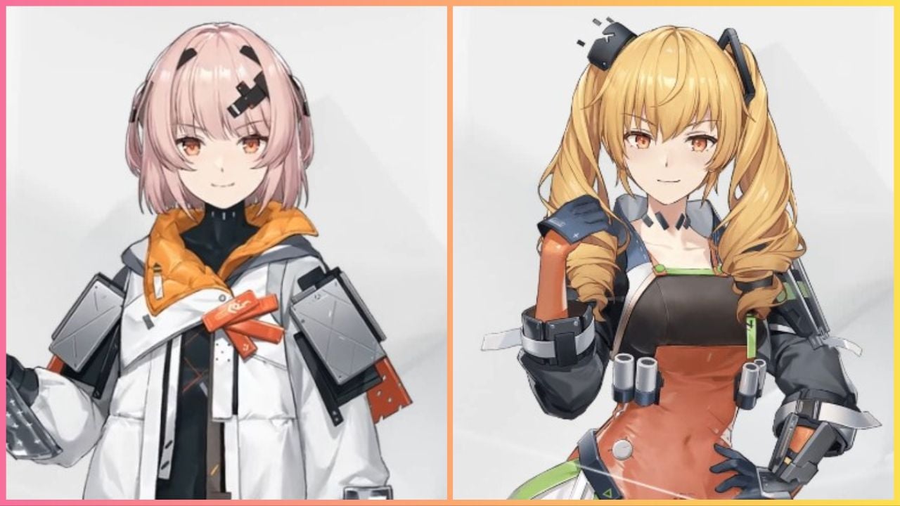 snowbreak: containment zone image of two characters from the game in modern sc-fi clothing