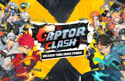 Captor Clash official artwork.