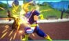 feature image for our my hero ultra rumble characters guide, the image features a promo from the game of all might punching an opponent by a grass hill and benches