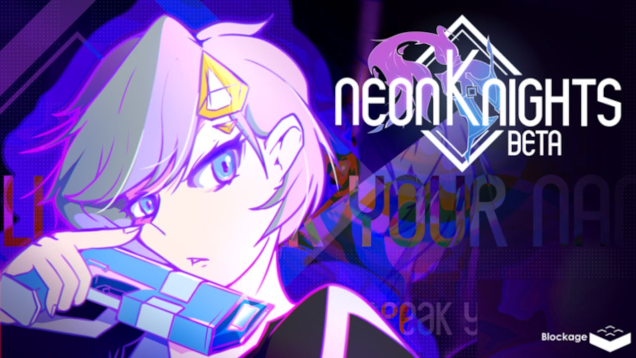 Neon Knights official artwork.