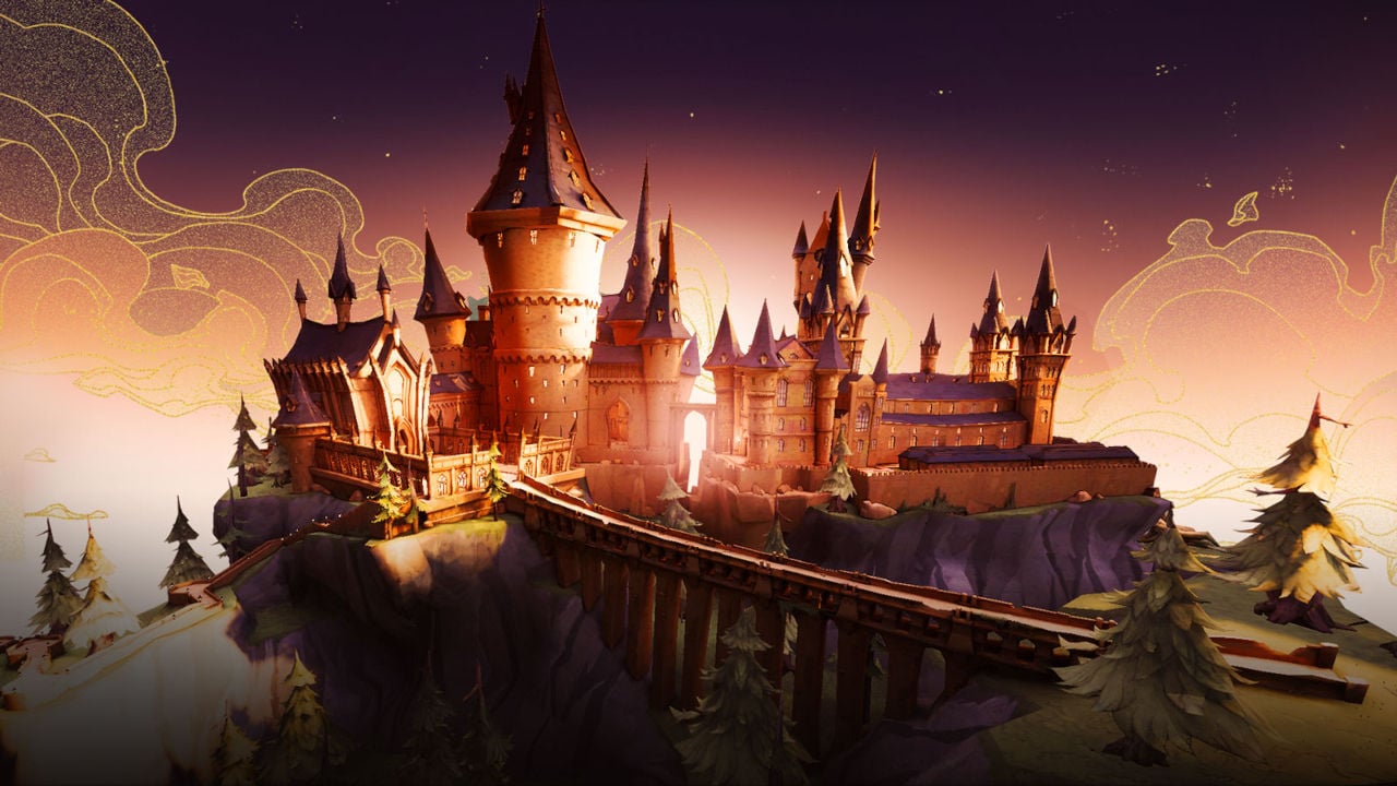 Hogwarts as it appears in Harry Potter: Magic Awakened.