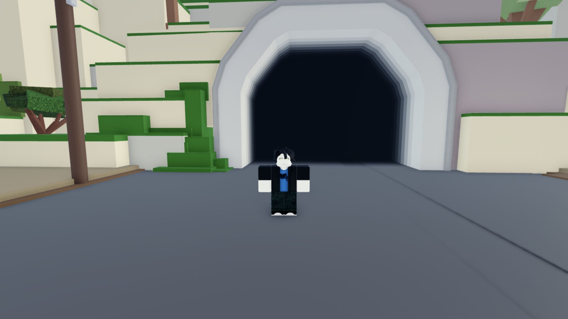 A Roblox character exploring the world in Type Soul.