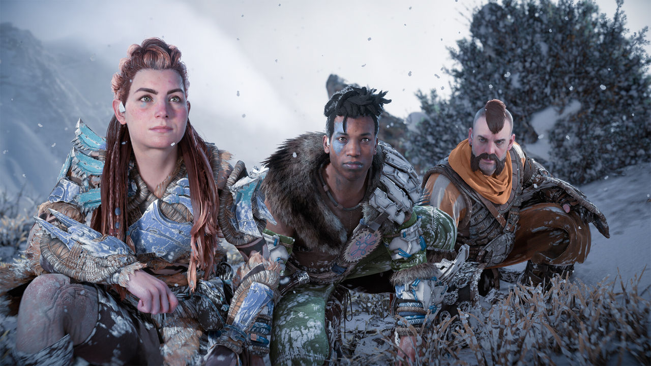 Aloy and others in Horizon Forbidden West.