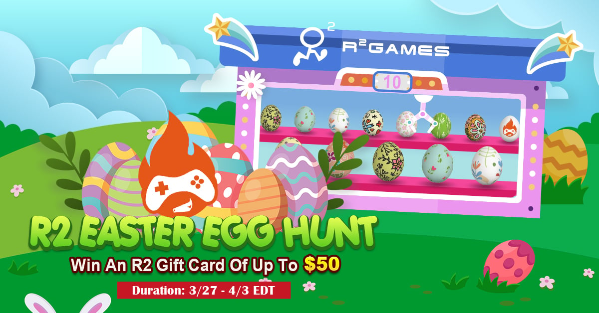 Win a $50 Gift Card and Tons of In-Game Goodies in the R2 Games Easter Day Event