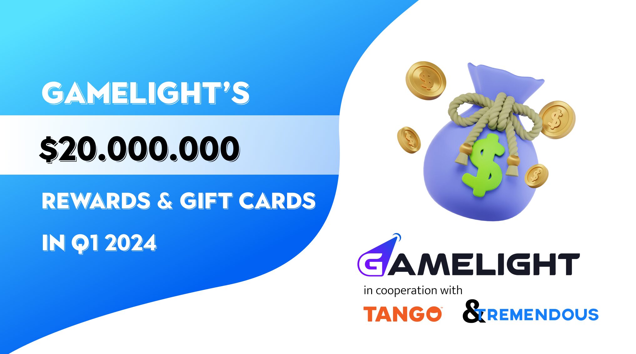 Gamelight Has Already Given $20 Million in Rewards to their Players in 2024