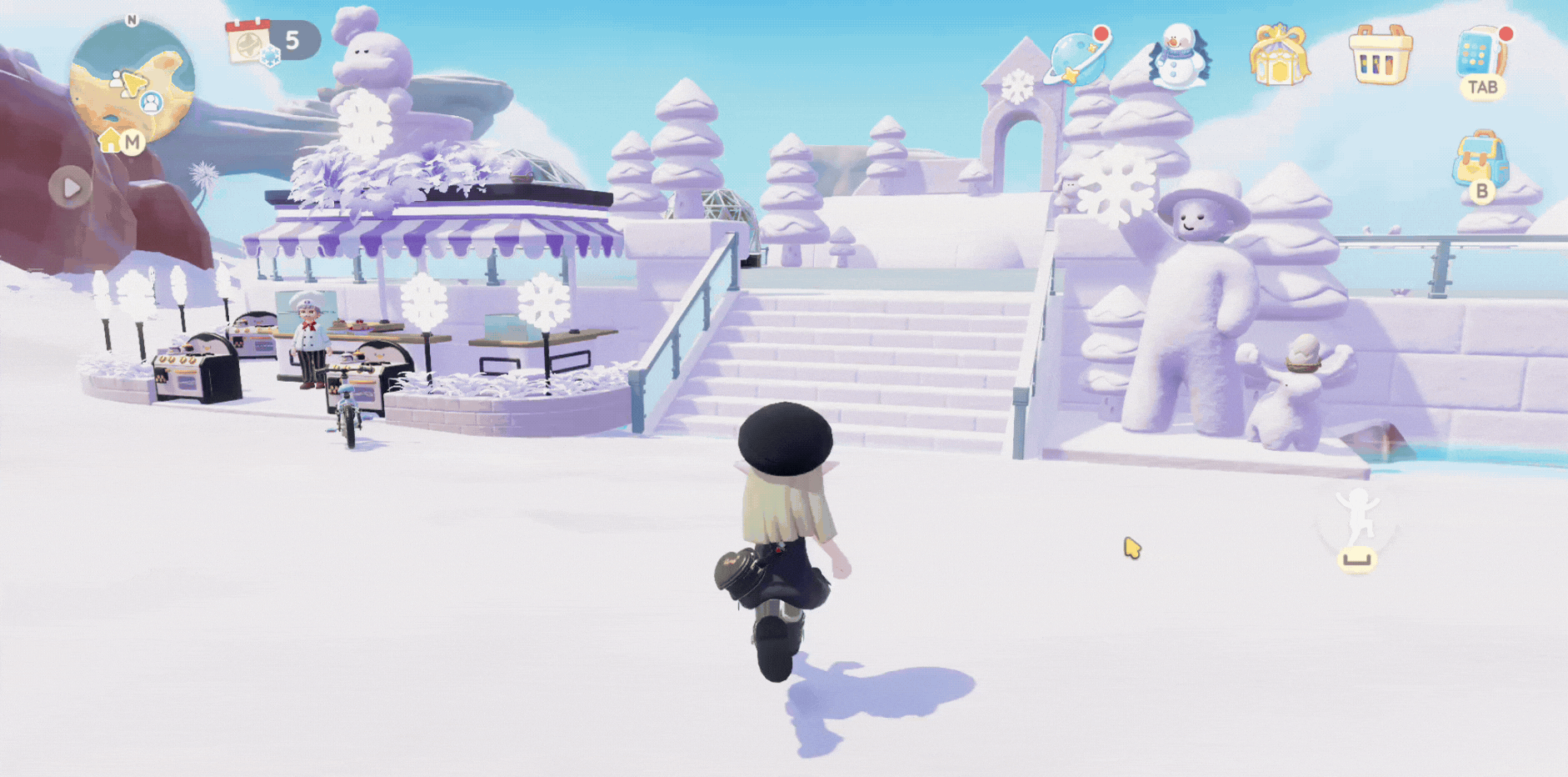 The location in Heartopia for the day 14 Onsen Egg 