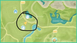 The location of the Roaming Oak Timber in Heartopia for February 13th.