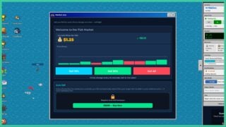 image shows the fish stock market in fish.os