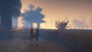 Screenshot from Dread Reborn showing a foggy landscape with a low polygon cow stood facing the viewer. Screenshot from Dread Reborn showing a foggy landscape with a low polygon cow stood facing the viewer.