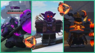 image shows the three enemies that drop a furnace core side by side with a green border seperating them all image shows the three enemies that drop a furnace core side by side with a green border seperating them all