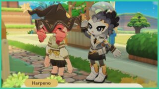 image shows the player speaking to harpeno image shows the player speaking to harpeno