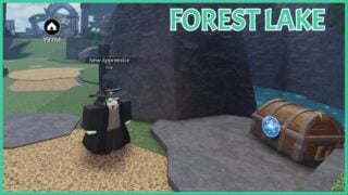 image shows the forest lake chest location image shows the forest lake chest location