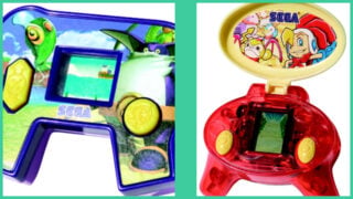 The Big's Fishing and Billy's Giant Egg McDonald's Sonic Game Console toys.