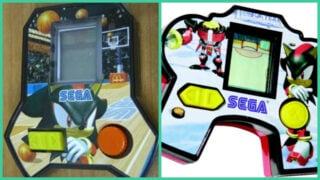 The Shadow Hockey and Basketball McDonald's Sonic Game Console toys.