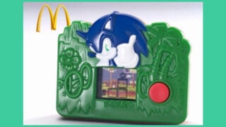 The Sonic Action Game toy from the McDonald's Sonic the Hedgehog LCD Game Consoles series.