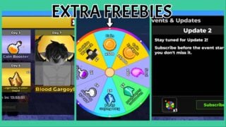 image shows additional freebies in a 3-way collage for be the final boss. image shows additional freebies in a 3-way collage for be the final boss.