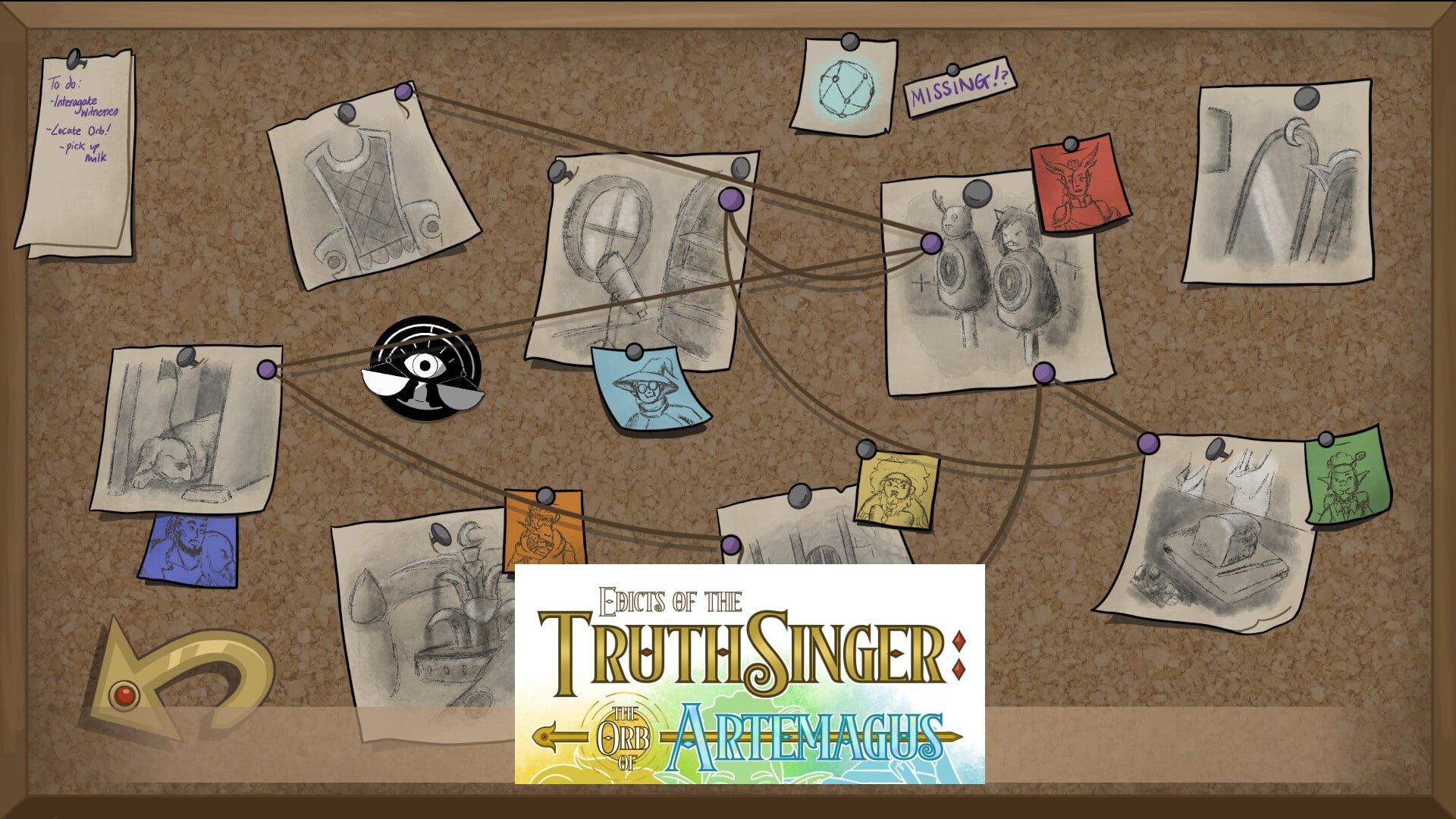 Narrative Mystery Game Edicts of the Truthsinger: The Orb of Artemagus Drops a Steam Demo