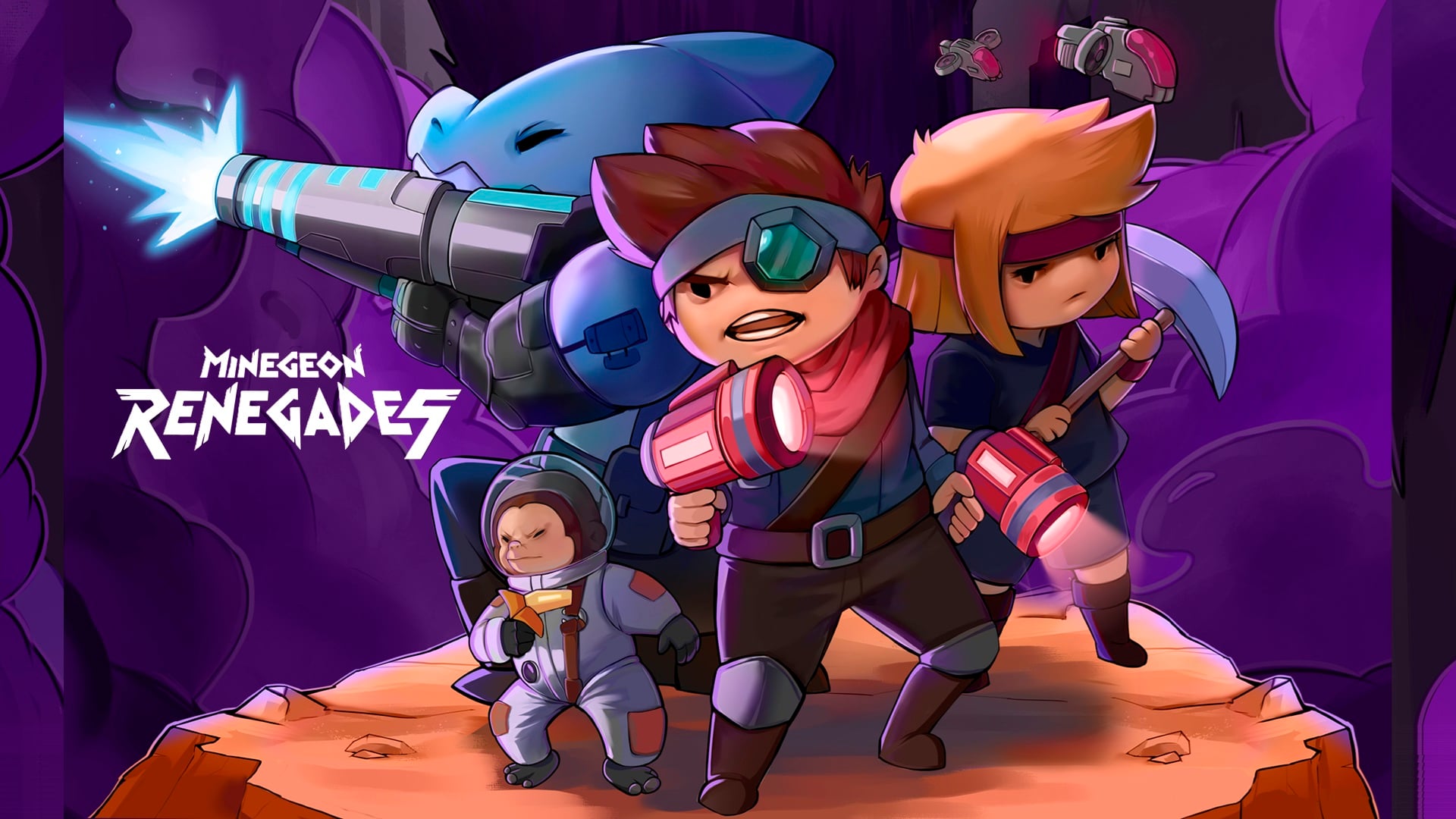 Co-Op Roguelite MineGeon: Renegades Launches on Steam in July
