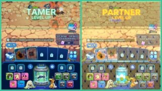 image shows the trainer and digimon levelling up from sold items image shows the trainer and digimon levelling up from sold items